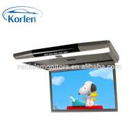 Super slim 15.6 inch Roof mount monitor with USB/SD/HDMI/FM/MP5 for Bus